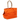 Fire Orange Waxed Cotton Canvas Dog Carrier