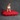 Red Washable Velvet Dog Bed