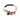 Gray Ombre Cotton Rope Cat & Dog Collar – Matte Black Hardware
