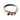 Olive Ombre Cotton Rope Cat & Dog Collar – Matte Black Hardware