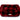 Mink Relaxer Bed - Red & Black