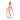 Found My Animal Peach Cotton Dog & Cat Harness – Adjustable, Soft & Comfortable for Pets"