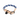 Gray, Blue, Navy Up-Cycled Rope Cat & Dog Collar – Matte Black HardwareDog CollarsFound My AnimalXS
