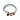Grey Up-Cycled Rope Cat & Dog Collar – Matte Black HardwareDog CollarsFound My AnimalXS