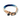 Indigo Ombre Cotton Rope Cat & Dog Collar – Matte Black HardwareDog CollarsFound My AnimalXS