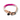 Magenta Ombre Cotton Rope Cat & Dog Collar – Matte Black HardwareDog CollarsFound My AnimalXS