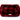 Mink Relaxer Bed - Red & BlackDog BedsFound My AnimalMedium