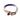 Purple Ombre Cotton Rope Cat & Dog Collar – Matte Black HardwareDog CollarsFound My AnimalXS