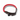 Red Rope Cat & Dog Collar – Matte Black HardwareDog CollarsFound My AnimalXS