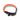 Rescue Orange Rope Cat & Dog Collar – Matte Black HardwareDog CollarsFound My AnimalXS