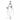 Water Resistant Cat & Dog Harness – White with Matte Black Hardware | Durable, Adjustable & All-WeatherDog & Cat HarnessesFound My AnimalXS