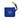 Bright Blue Waxed Cotton Canvas Poop Bag PouchPoop Bag PouchesFound My Animal