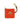 Orange Waxed Cotton Canvas Poop Bag DispenserPoop Bag PouchesFound My Animal