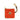 Orange Waxed Cotton Canvas Poop Bag PouchPoop Bag PouchesFound My Animal