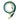 Teal Ombre Cotton Rope Dog Leash, Adjustable - Found My AnimalShop LeashesFound My AnimalS