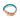 Teal Up-Cycled Rope Cat & Dog CollarDog CollarsFound My AnimalXS