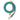 Teal Upcycled Rope Dog Leash, Adjustable - Found My AnimalShop LeashesFound My AnimalS